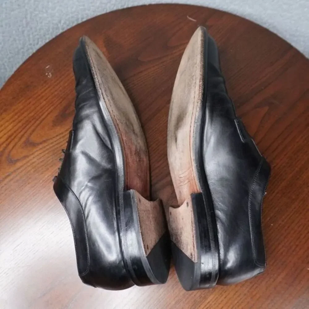 Mezland Delray‎ Shoes Mens 10M Black Leather Split Toe Derby Dress Oxford
